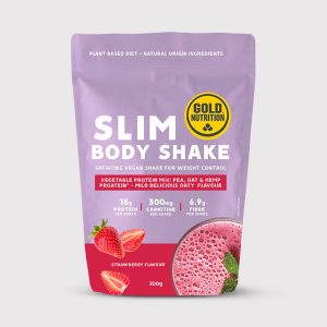 Slim Body Shake Morango 300gr - Gold Nutrition