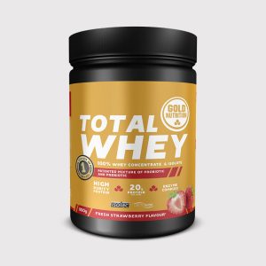 Total Whey Morango 800gr - Gold Nutrition