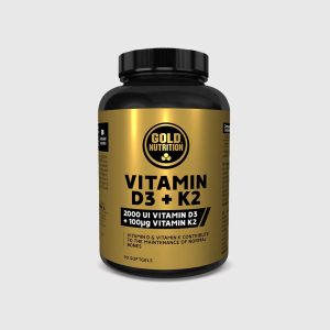 Vitamin D3 + K2 90 Cápsulas - Gold Nutrition