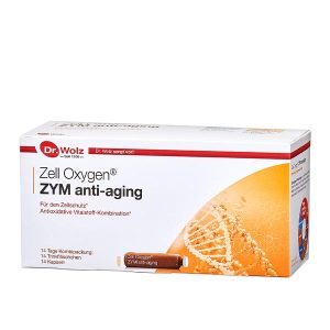 Zell Oxygen Zym Anti-Aging - 14 Ampolas + 14 Cápsulas  - Dr.Wolz