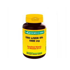 Cod Liver Oil 1000mg - 2x60 Cápsulas Mole – Good Care