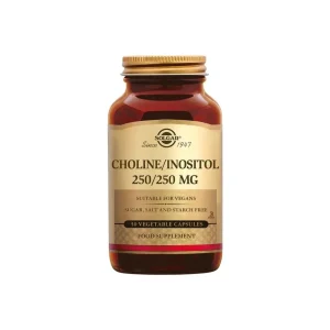 Choline/Inositol 250/250mg 50 cápsulas – Solgar