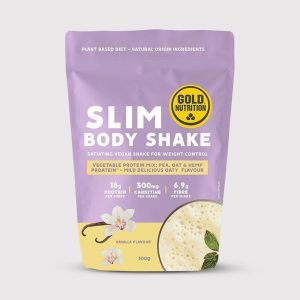 Slim Body Shake Baunilha 300gr - Gold Nutrition