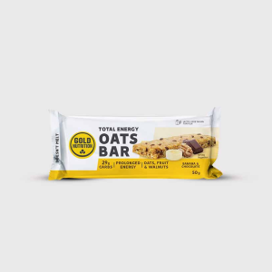 Total Energy Oats Bar Banana-Chocolate 15x50gr - Gold Nutrition