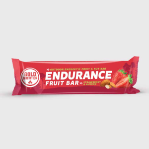 Endurance Fruit Bar Amêndoa-Morango 40gr - 15 Unidades - Gold Nutrition