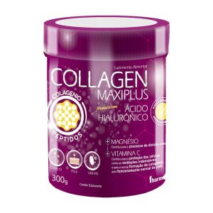 Collagen Maxiplus com Ácido Hialurónico 300g - Fharmonat