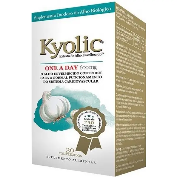 Kyolic One Per Day 600 mg 30 Comprimidos