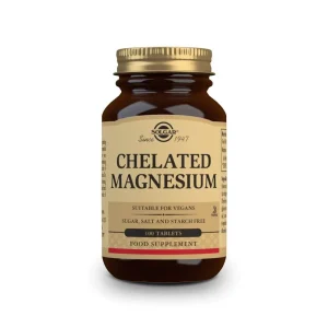 Magnésio Quelatado 100 comprimidos – Solgar