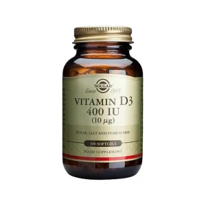 Vitamina D3 400 IU 100 cápsulas – Solgar