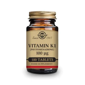 Vitamina K1 100 ug 100 comprimidos – Solgar