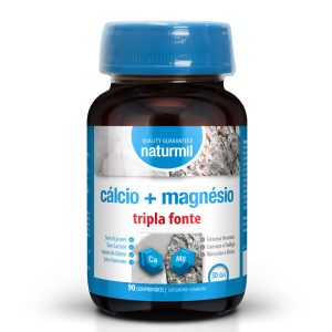 Cálcio + Magnésio tripla fonte – 90 comprimidos – Naturmil
