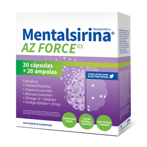 Mentalsirina AZ Rx Force 20 Ampolas + 20 Cápasulas - Farmodietica