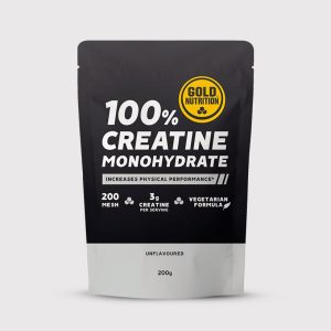 Creatine Monohydrate 100% Sem Sabor 200gr - Gold Nutrition