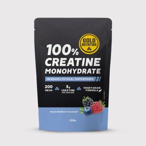 Creatine Monohydrate 100% Frutos Silvestres 200gr - Gold Nutrition