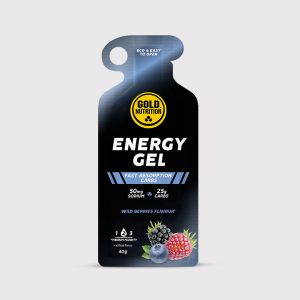 Energy Gel Frutos Silvestres 40gr - 16 Unidades - Gold Nutrition