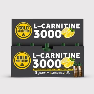 L-Carnitine 3000 Limão 20 Ampolas - Gold Nutrition