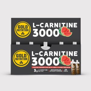 L-Carnitine 3000 Melancia 20 Ampolas - Gold Nutrition