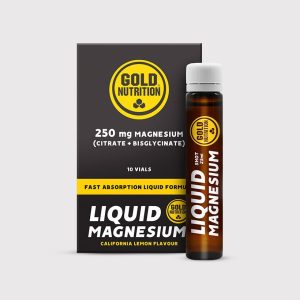 Magnesium Liquido 250mg 10 Ampolas - Gold Nutrition