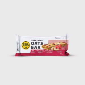 Total Energy Oats BarFrutos Vermelhos-Caju 15x50gr - Gold Nutrition