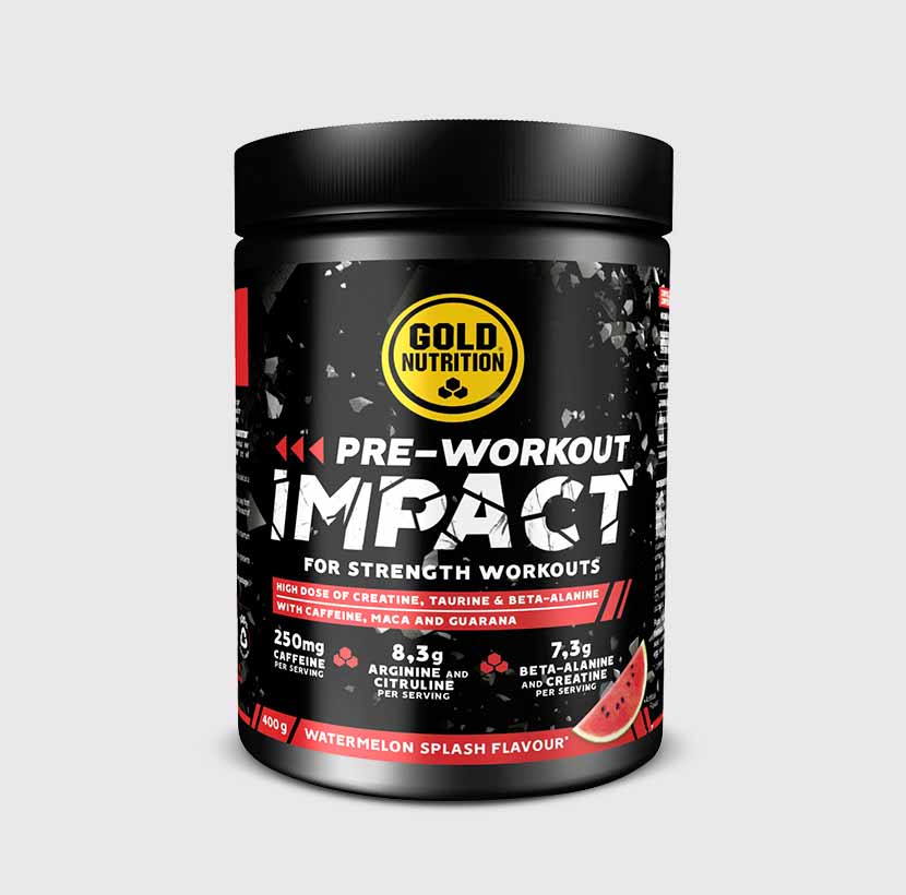 Pre-Workout Impact Melancia 400 g - Gold Nutrition