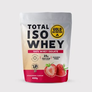 Total Iso Whey Morango 450gr - Gold Nutrition