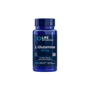 L-Glutamine 500mg 100 Cápsulas – Life Extension