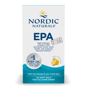 EPA Xtra Fish Oil, 1640mg Lemon - 60 Cápsulas Moles - Nordic Naturals