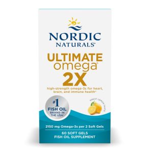 Ultimate Omega 2X - 2150mg Lemon - 60 Cápsulas Moles - Nordic Naturals
