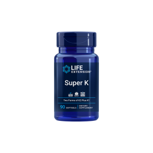 Super Vitamin K1, K2 (MK-4 and MK-7) 90 Softgel - 60 Cápsulas – Life Extension