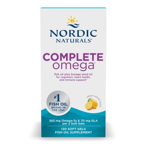 Complete Omega - 565mg Lemon - 120 softgels - Nordic Naturals