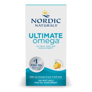 Ultimate Omega - 1280mg Lemon - 120 Cápsulas Moles - Nordic Naturals