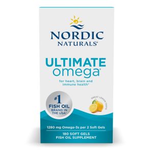 Ultimate Omega - 1280mg Lemon - 180 Cápsulas Moles - Nordic Naturals