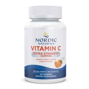 Vitamin C Extra Strength Gummies, Tangerine - 60 gummies  - Nordic Naturals