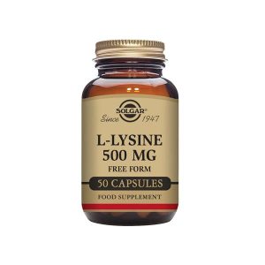 L-Liysine 500mg - 50 Cápsulas - Solgar
