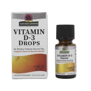 Vitamina D3 Gotas 4000Ui S/Álcool 15ml - Natures Answer