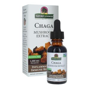 Cogumelo Chaga - Extrato Líquido S/Álcool 30ml - Natures Answer