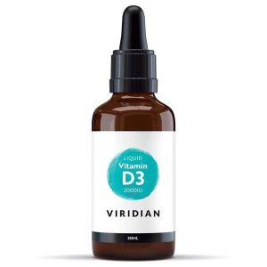 Vitamina D3 2000 Ui Líquida Vegan 50ml - Viridian