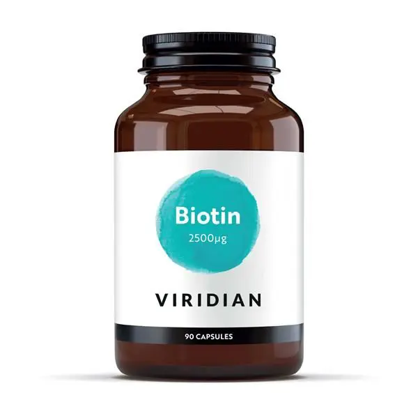 Biotina 2500 Mcg 90 Cápsulas - Viridian