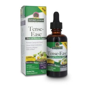 Tense-Ease Ashwandha - Extrato Líquido S/Álcool 60ml - Natures Answer