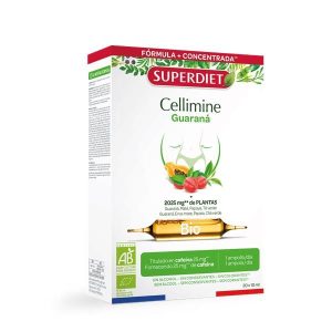 Cellimine - Yerba Mate, Té Verde, Papaya Y Guaraná Bio 20 Ampollas - SuperDiet