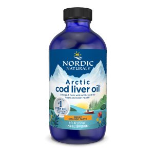 Arctic Cod Liver Oil - 1060mg Laranja - 237 ml - Nordic Naturals