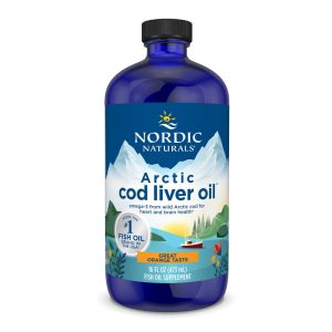 Arctic Cod Liver Oil - 1060mg Laranja - 473 ml - Nordic Naturals
