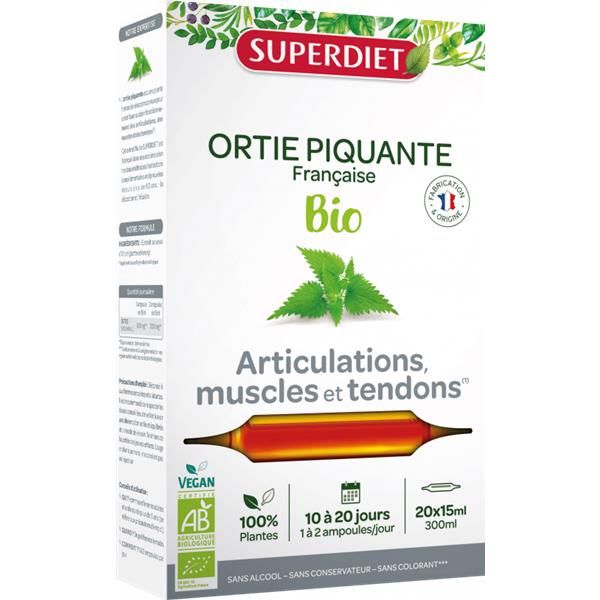Urtiga Bio - 20 Ampolas - SuperDiet
