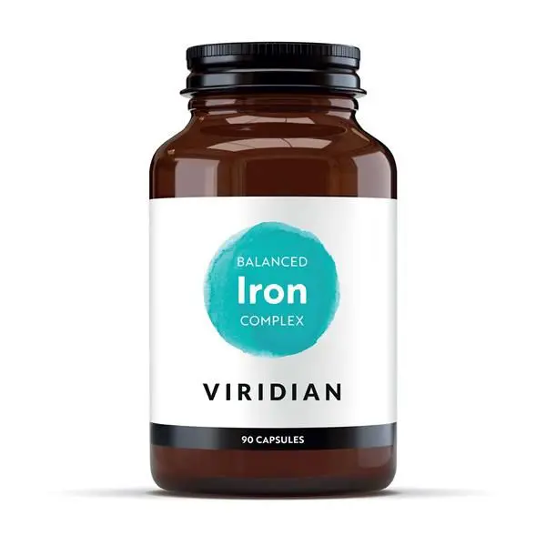 Complejo de Hierro Equilibrado 90 Cápsulas - Viridian
