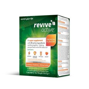 Co-Q10 + L-Arginina 7 Saquetas - Revive Active