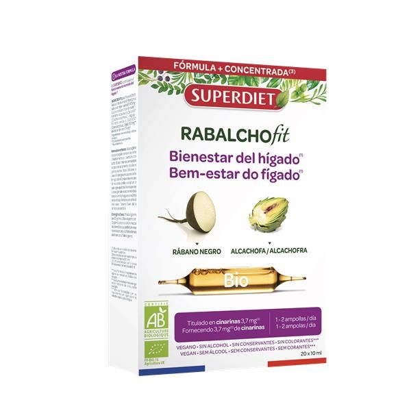 Rabalchofit Bio 20 Ampolas - SuperDiet