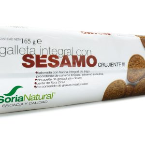Bolacha integral de sésamo 165gr – Soria Natural