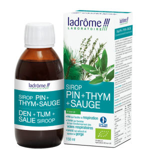 Jarabe de Pino+Timo+Salvia BIO 150ml - Ladrôme