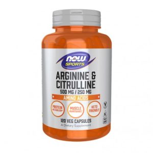 Arginine + Citrulline (500/250 mg) - 120 Cápsulas - Now