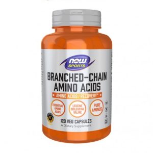 BCAA - Branched Chain Aminoacids  - 120 Cápsulas - Now